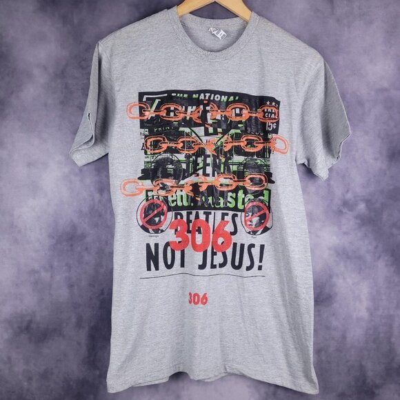 Testprint Beatles Jesus Pretty Wasted graphic shirt - Picture 1 of 6